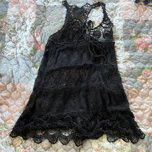 Black Lace Coverup
